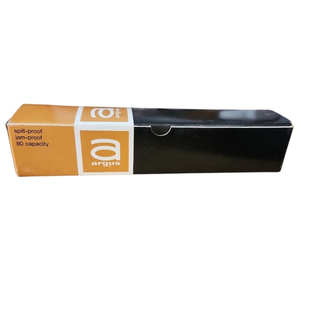 Vintage Argus 80 Capacity Slide Magazine Tray Spill Proof With Box!!